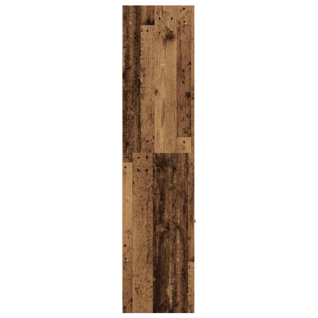 vidaXL Szafka apteczna, stare drewno, 30x41x174,5 cm