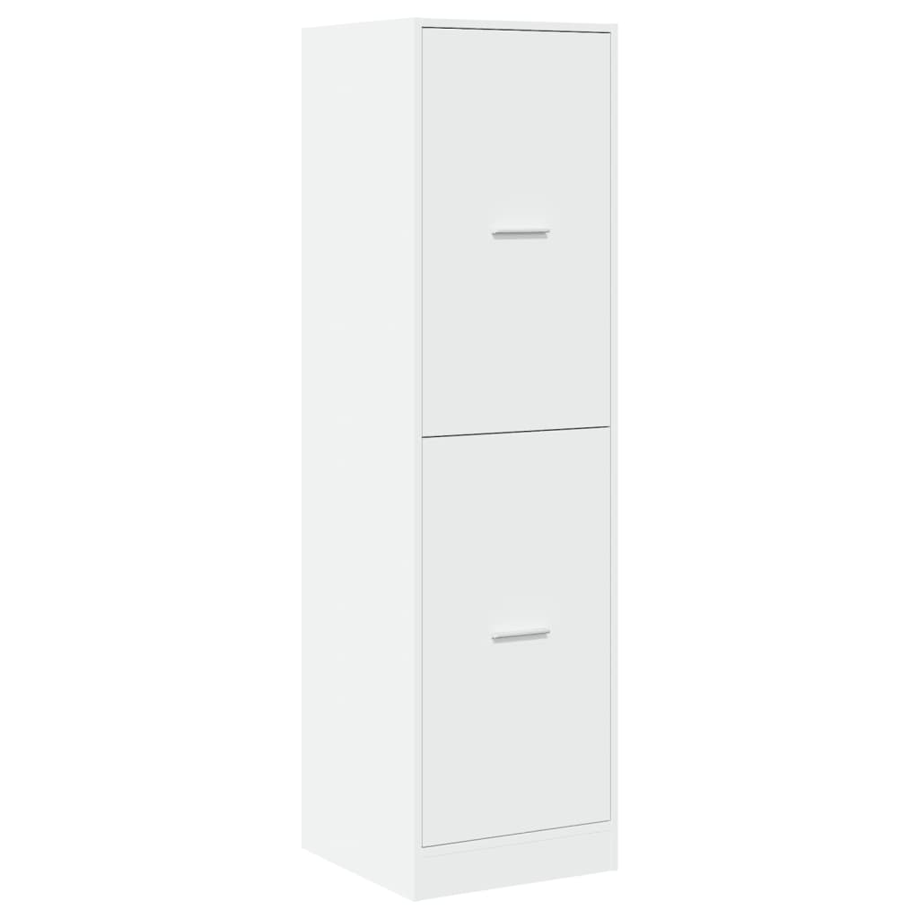 vidaXL Szafka apteczna, biała, 40x41x144,5 cm, materiał drewnopochodny