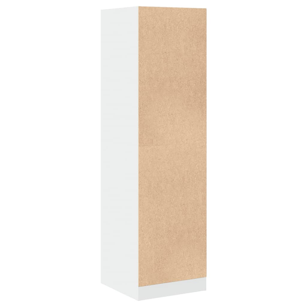 vidaXL Szafka apteczna, biała, 40x41x144,5 cm, materiał drewnopochodny