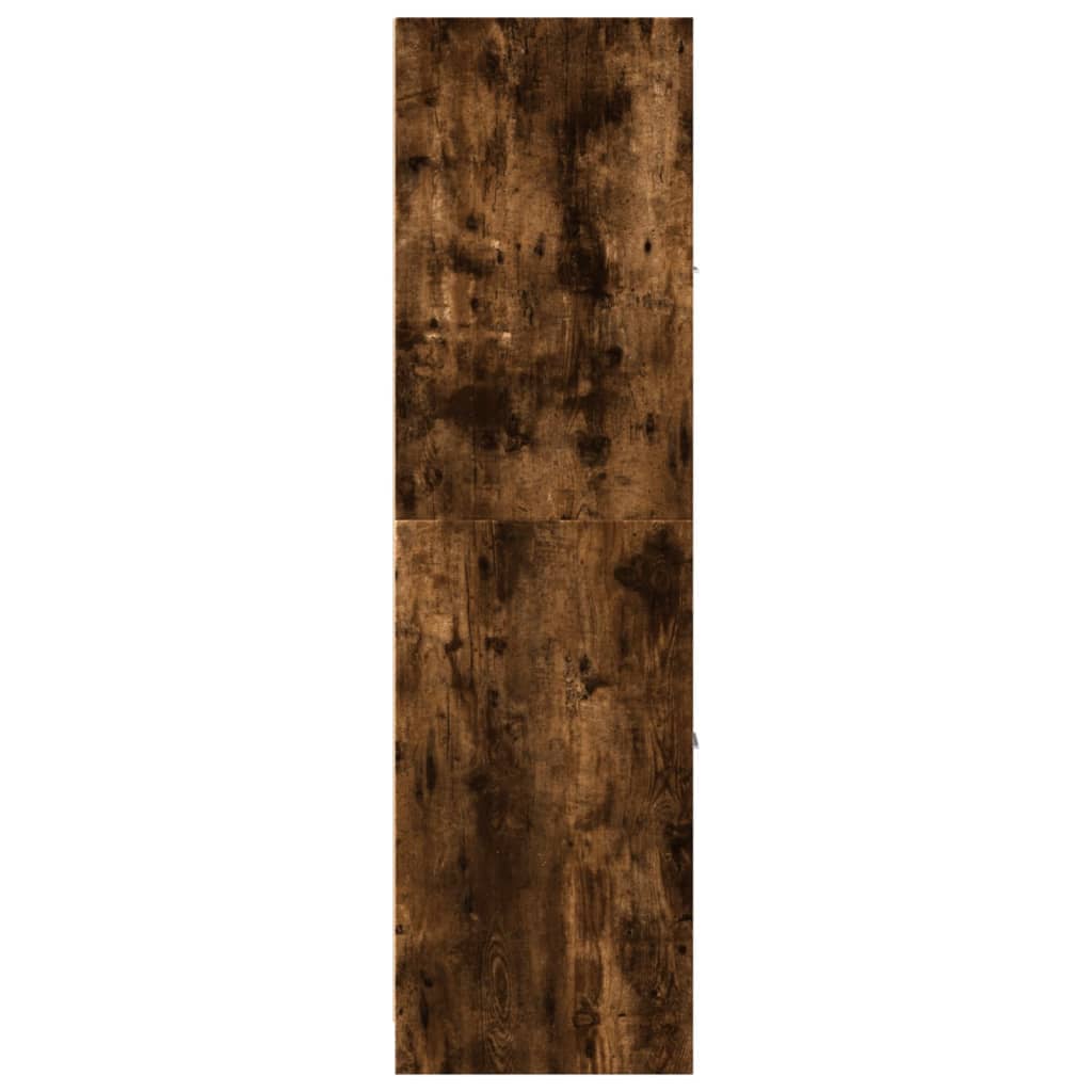 vidaXL Szafka apteczna, przydymiony dąb, 40x41x144,5 cm