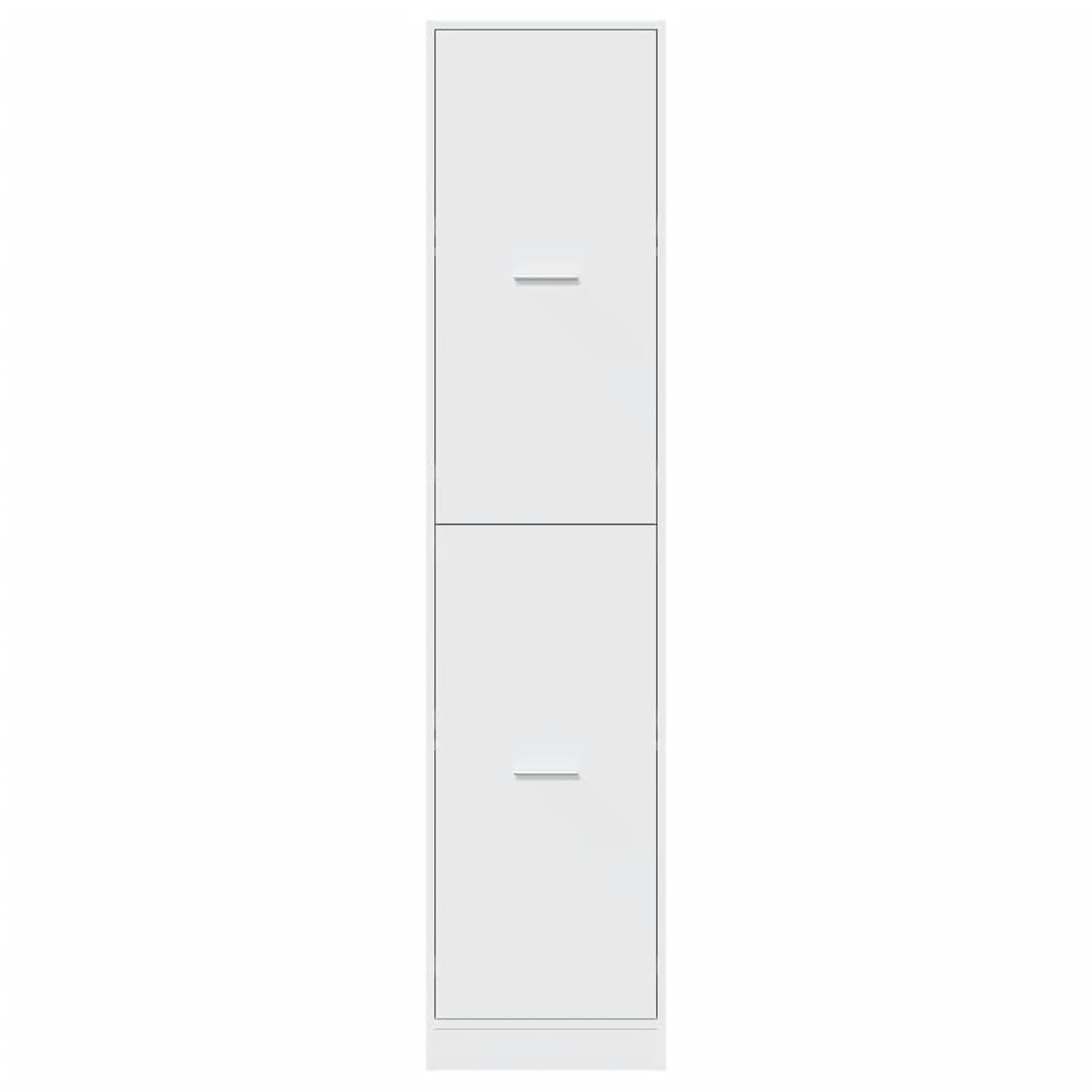 vidaXL Szafka apteczna, biała, 40x41x174,5 cm, materiał drewnopochodny