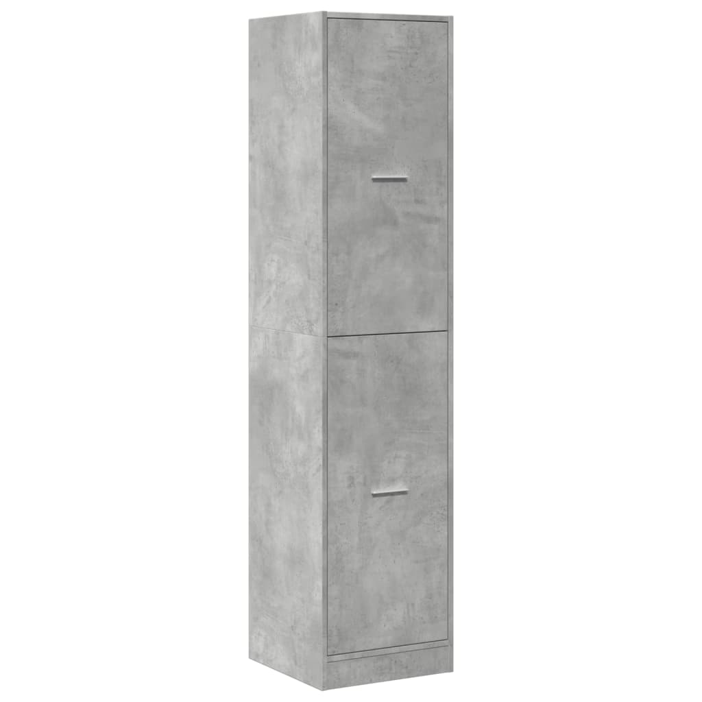 vidaXL Szafka apteczna, szarość betonu, 40x41x174,5 cm
