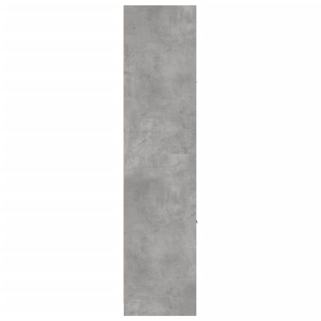 vidaXL Szafka apteczna, szarość betonu, 40x41x174,5 cm