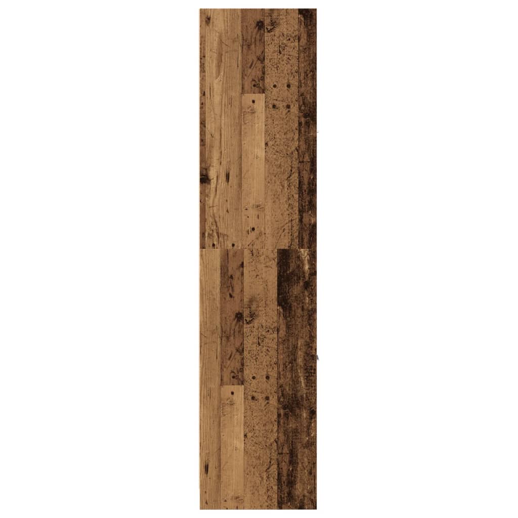 vidaXL Szafka apteczna, stare drewno, 40x41x174,5 cm