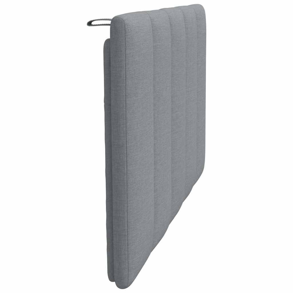 vidaXL Poduszka na wezgłowie, Hanko, jasnoszara, 80 cm, tkanina