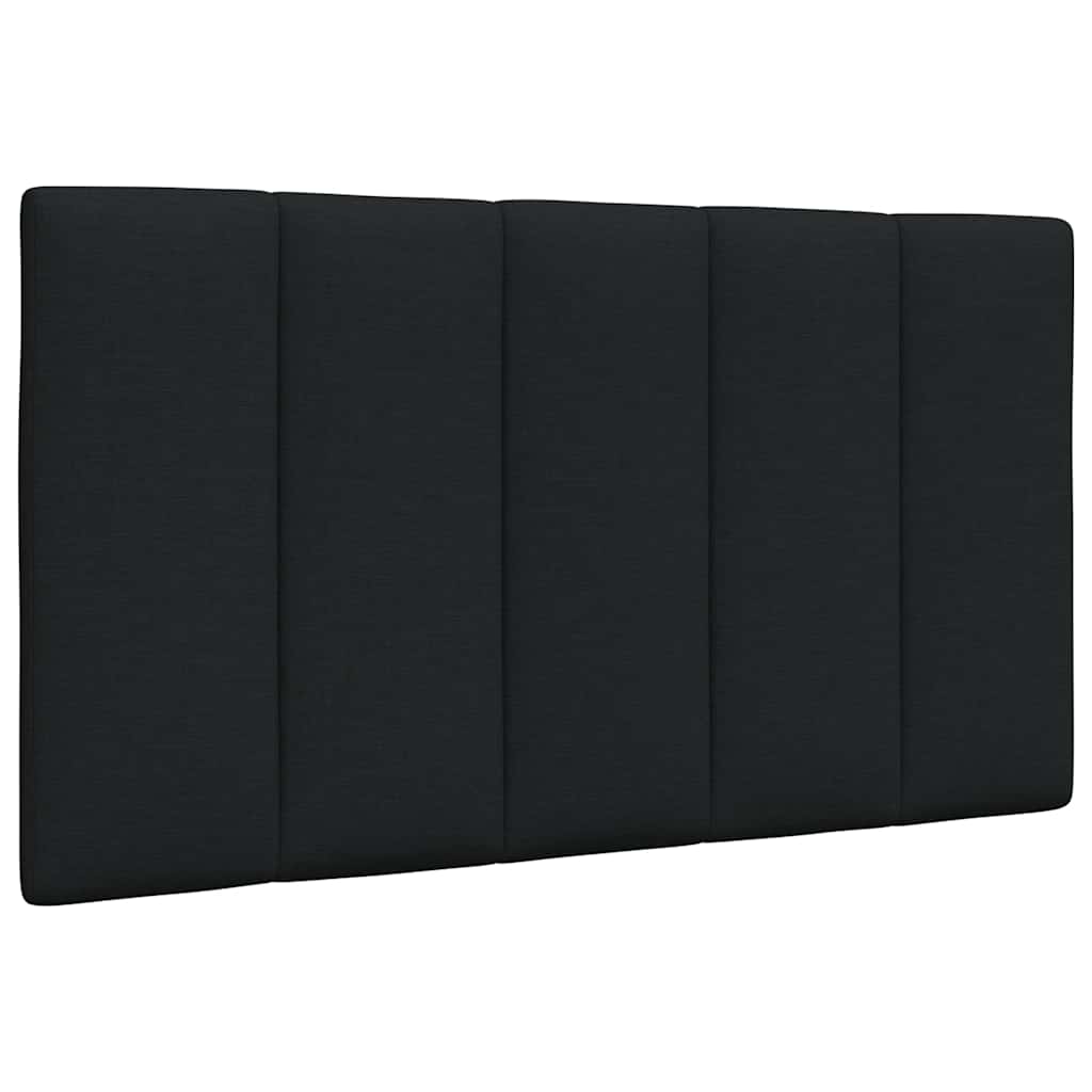 vidaXL Poduszka na wezgłowie, Hanko, czarna, 80 cm, tkanina