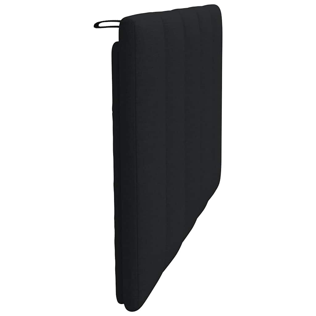 vidaXL Poduszka na wezgłowie, Hanko, czarna, 80 cm, tkanina