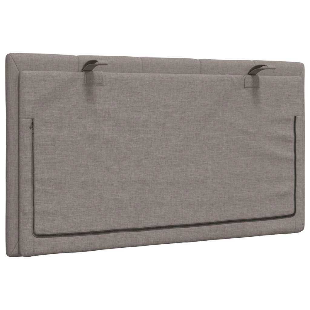 vidaXL Poduszka na wezgłowie, Hanko, kolor taupe, 80 cm, tkanina