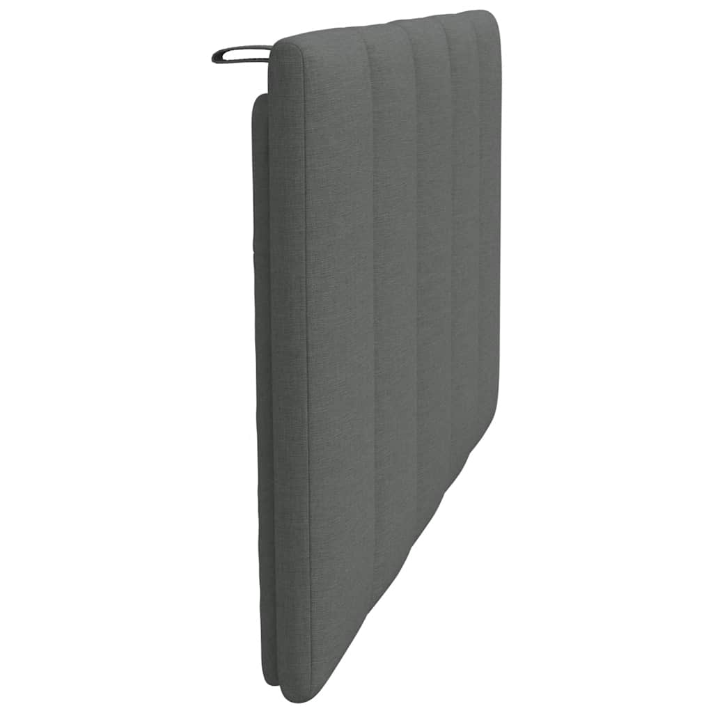 vidaXL Poduszka na wezgłowie, Hanko, ciemnoszara, 90 cm, tkanina