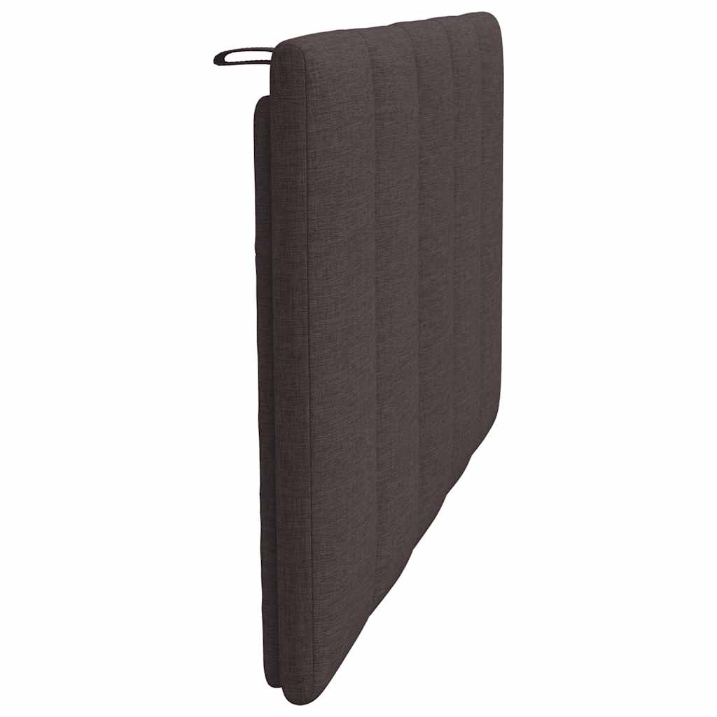 vidaXL Poduszka na wezgłowie, Hanko, ciemnobrązowa, 90 cm, tkanina