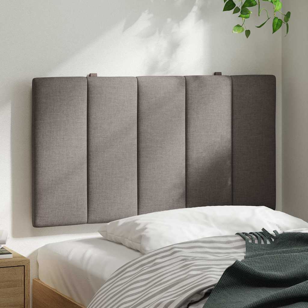 vidaXL Poduszka na wezgłowie, Hanko, kolor taupe, 90 cm, tkanina