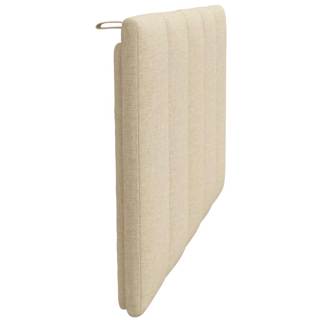 vidaXL Poduszka na wezgłowie, Hanko, kremowa, 90 cm, tkanina
