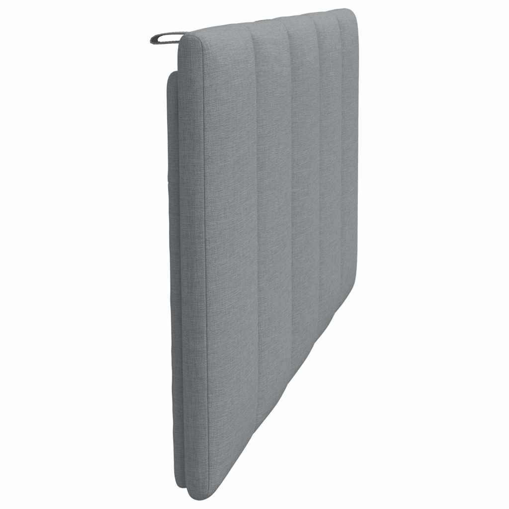 vidaXL Poduszka na wezgłowie, Hanko, jasnoszara, 100 cm, tkanina