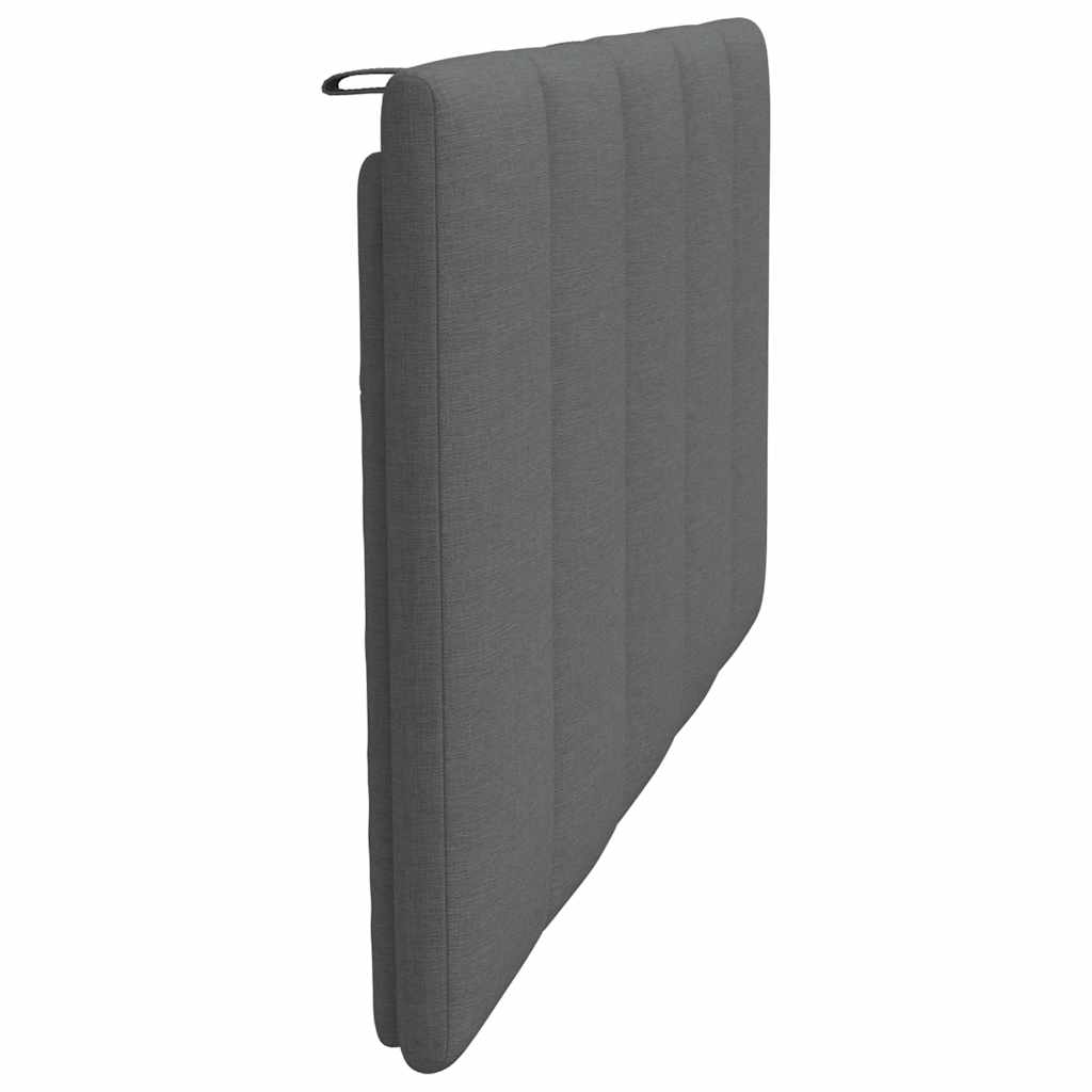 vidaXL Poduszka na wezgłowie, Hanko, ciemnoszara, 100 cm, tkanina