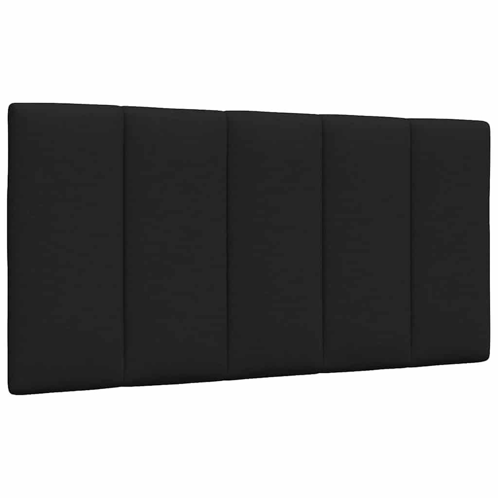 vidaXL Poduszka na wezgłowie, Hanko, czarna, 100 cm, tkanina