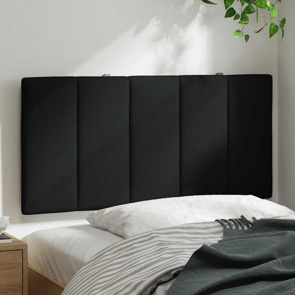 vidaXL Poduszka na wezgłowie, Hanko, czarna, 100 cm, tkanina