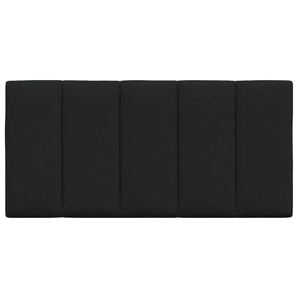 vidaXL Poduszka na wezgłowie, Hanko, czarna, 100 cm, tkanina