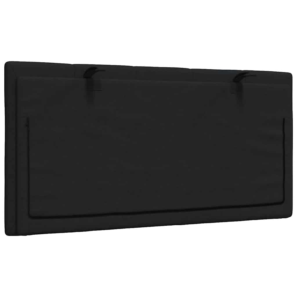 vidaXL Poduszka na wezgłowie, Hanko, czarna, 100 cm, tkanina