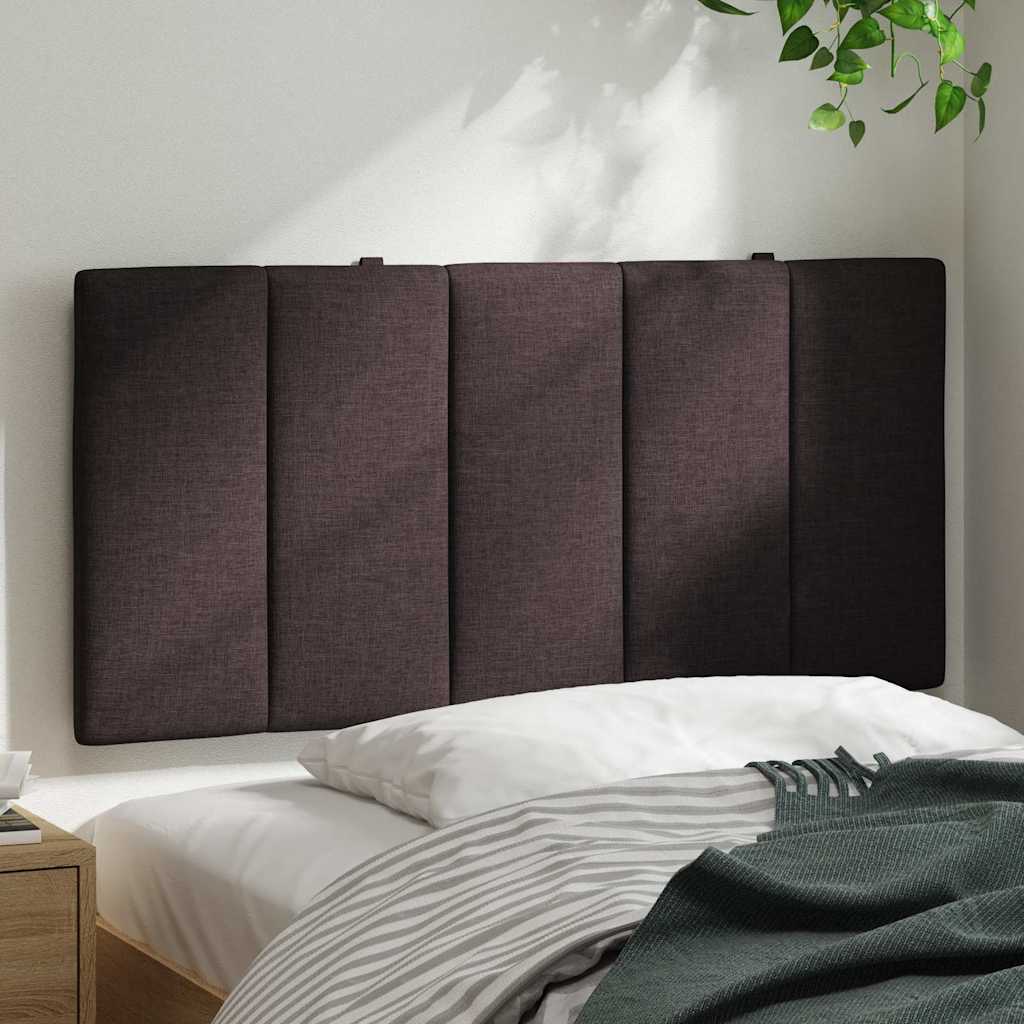vidaXL Poduszka na wezgłowie, Hanko, ciemnobrązowa, 100 cm, tkanina