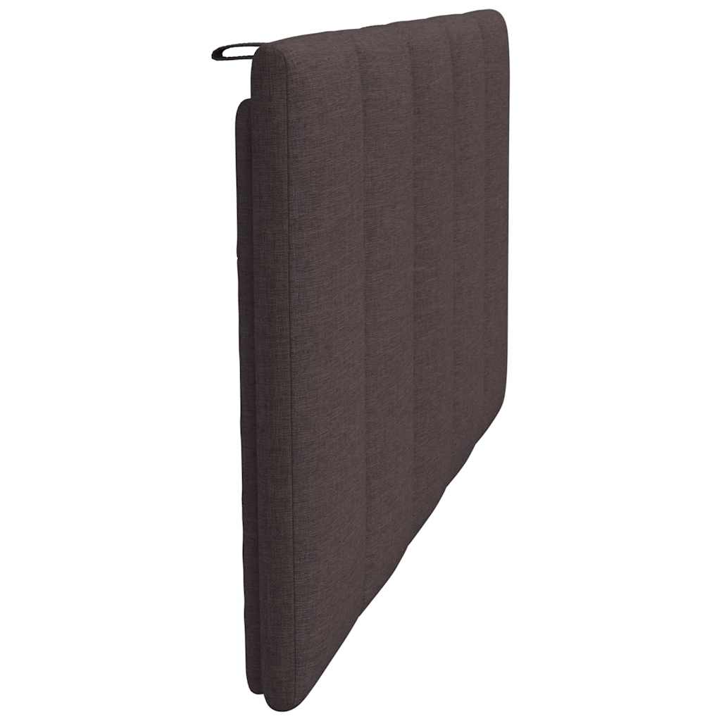 vidaXL Poduszka na wezgłowie, Hanko, ciemnobrązowa, 100 cm, tkanina