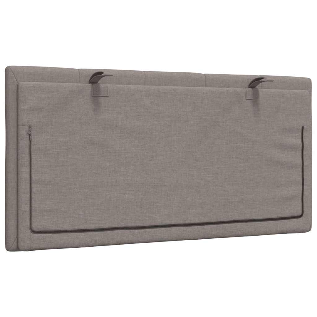 vidaXL Poduszka na wezgłowie, Hanko, kolor taupe, 100 cm, tkanina