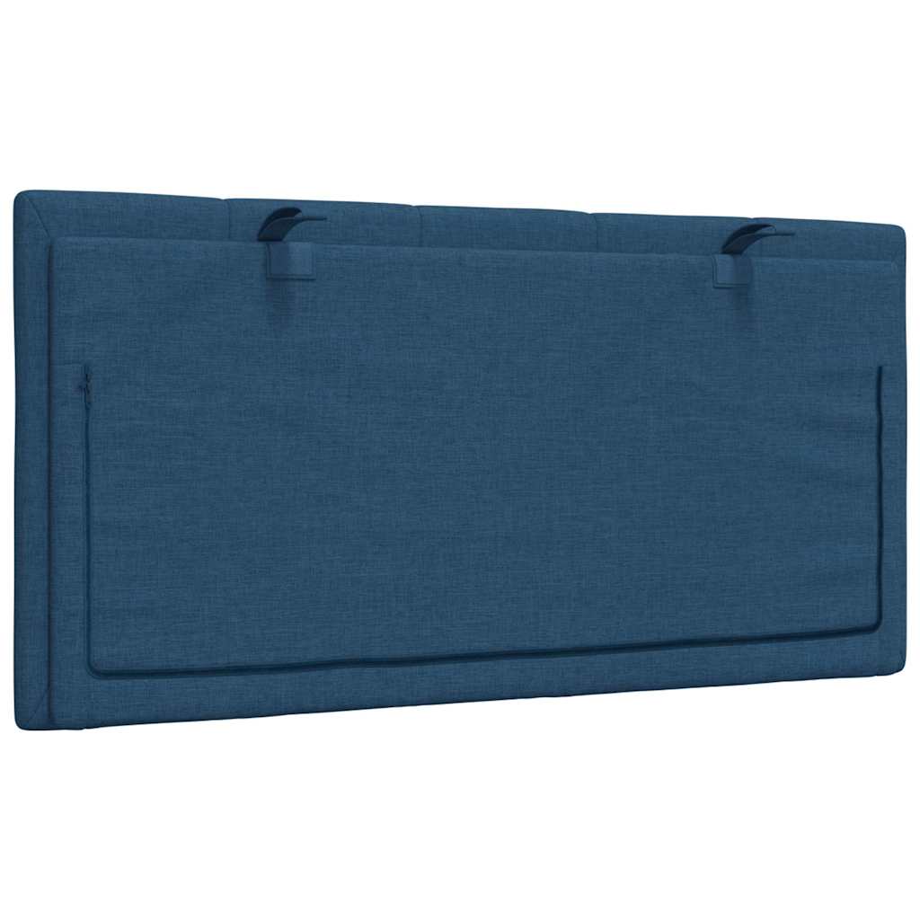 vidaXL Poduszka na wezgłowie, Hanko, niebieska, 100 cm, tkanina
