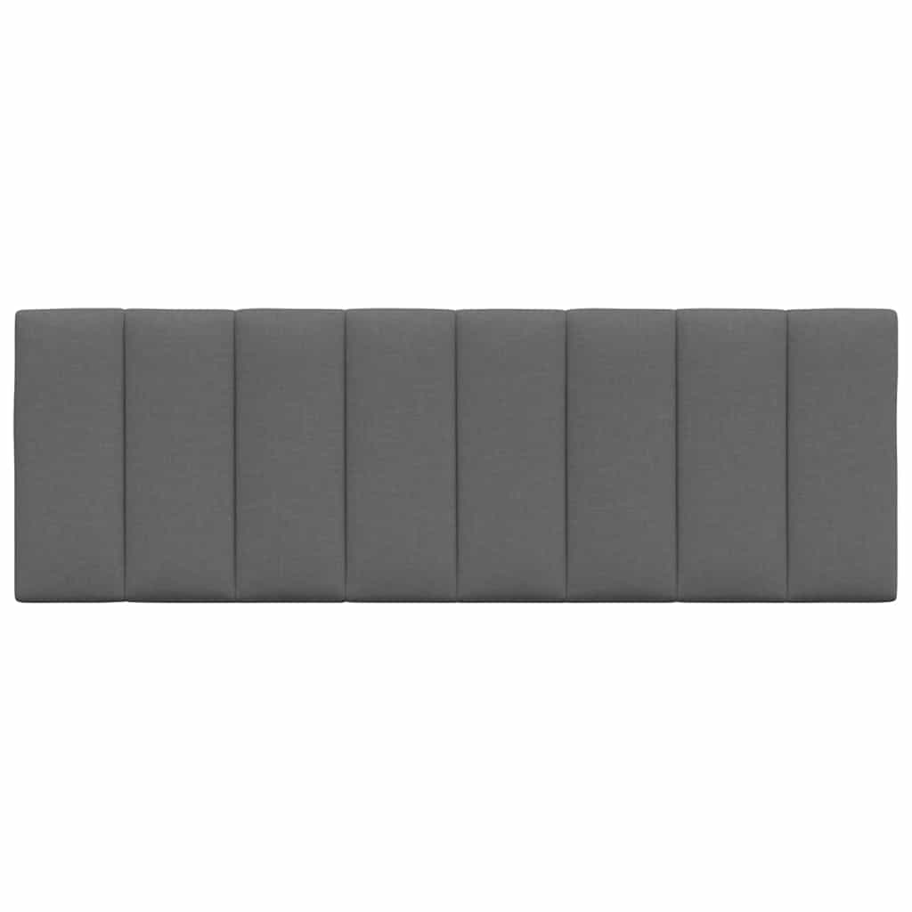 vidaXL Poduszka na wezgłowie, Hanko, ciemnoszara, 120 cm, tkanina