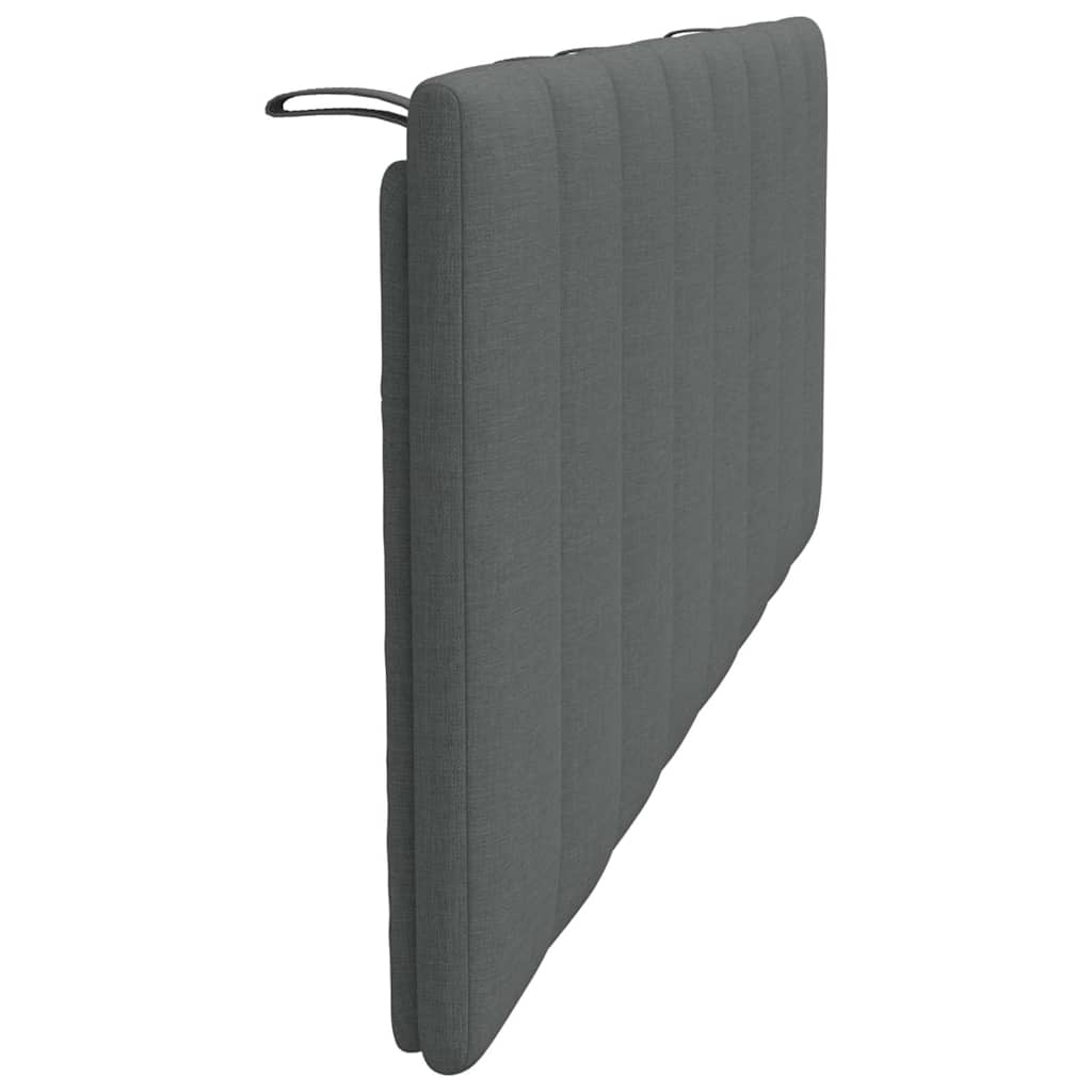 vidaXL Poduszka na wezgłowie, Hanko, ciemnoszara, 120 cm, tkanina