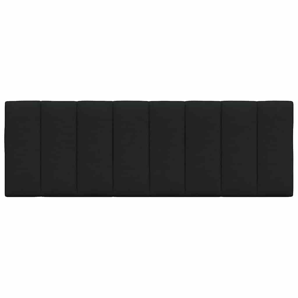 vidaXL Poduszka na wezgłowie, Hanko, czarna, 120 cm, tkanina