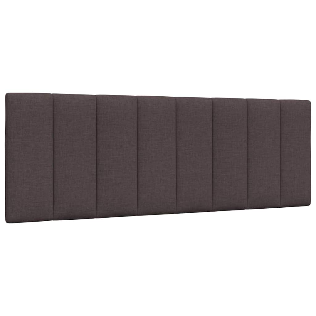 vidaXL Poduszka na wezgłowie, Hanko, ciemnobrązowa, 120 cm, tkanina