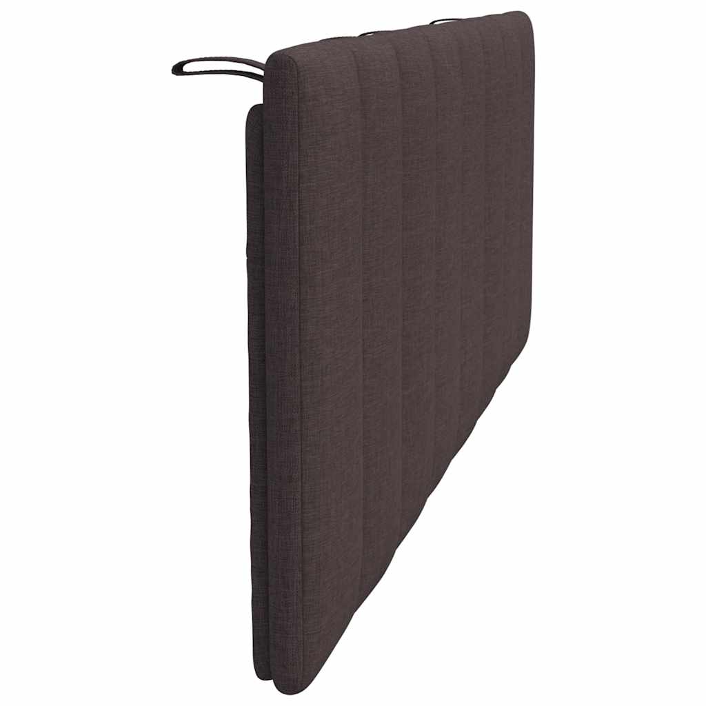 vidaXL Poduszka na wezgłowie, Hanko, ciemnobrązowa, 120 cm, tkanina