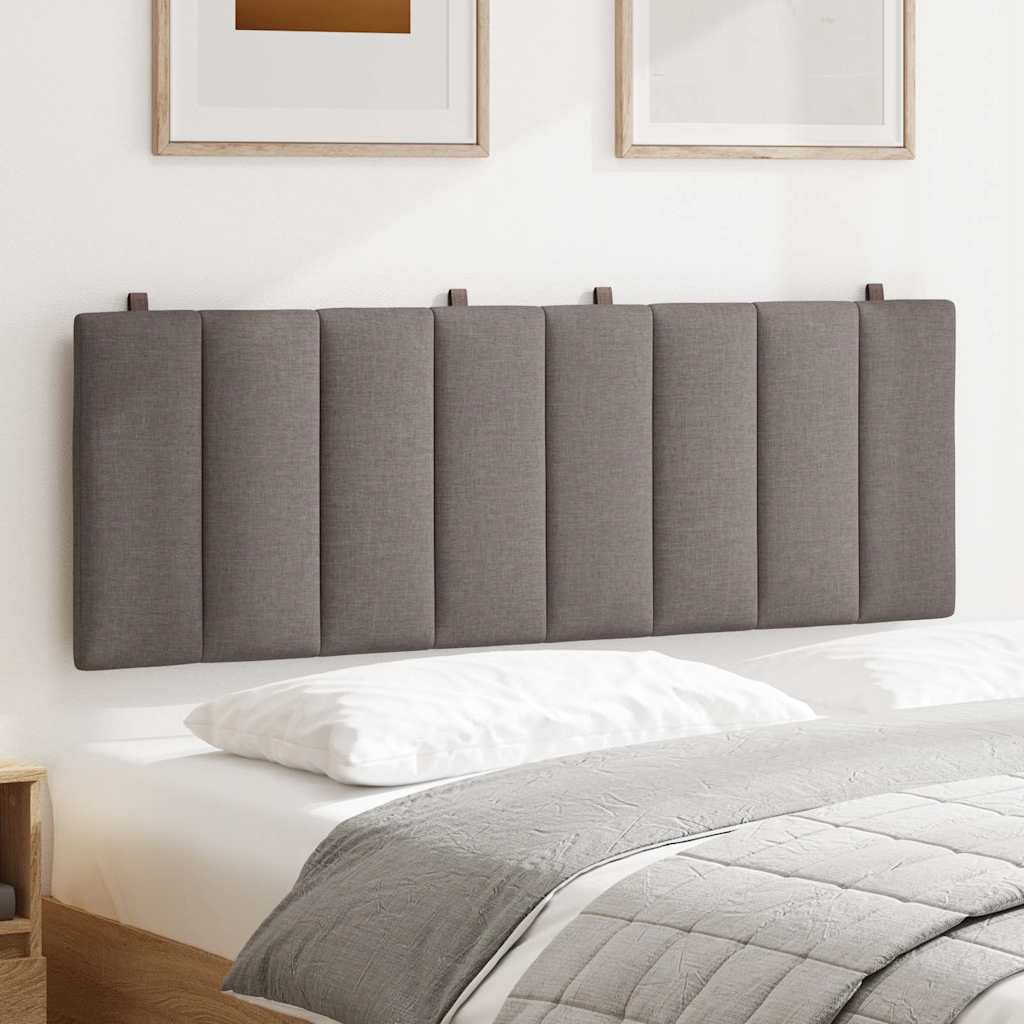 vidaXL Poduszka na wezgłowie, Hanko, kolor taupe, 120 cm, tkanina