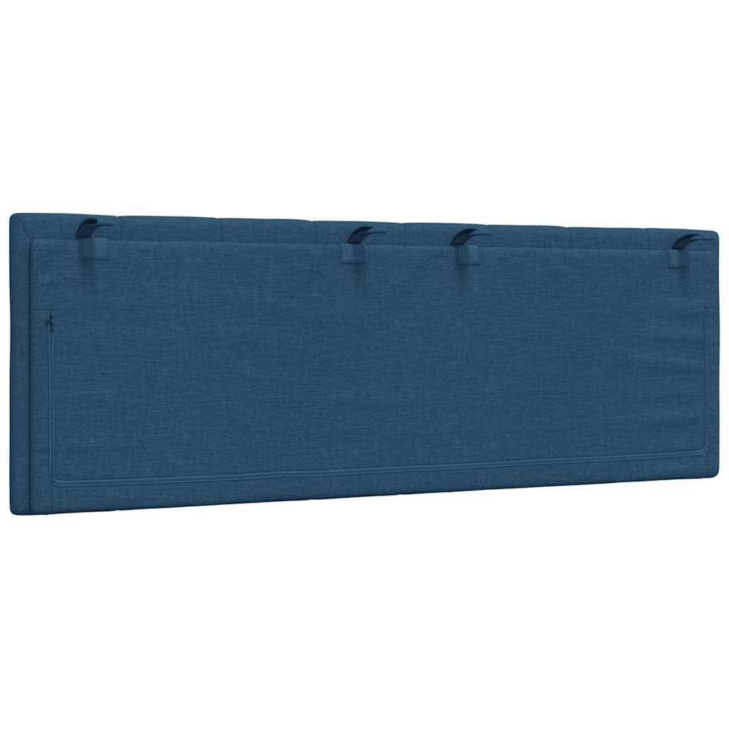 vidaXL Poduszka na wezgłowie, Hanko, niebieska, 120 cm, tkanina