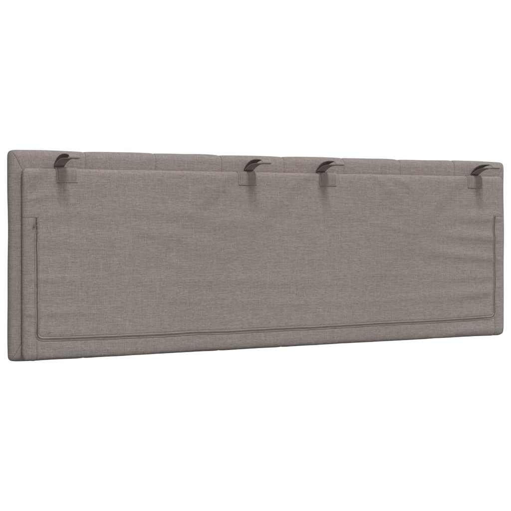 vidaXL Poduszka na wezgłowie, Hanko, kolor taupe, 140 cm, tkanina
