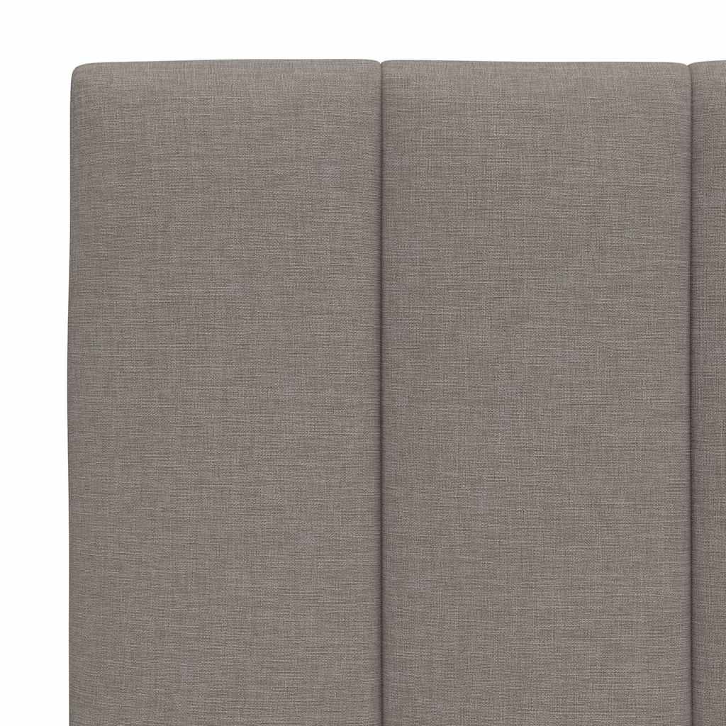vidaXL Poduszka na wezgłowie, Hanko, kolor taupe, 140 cm, tkanina