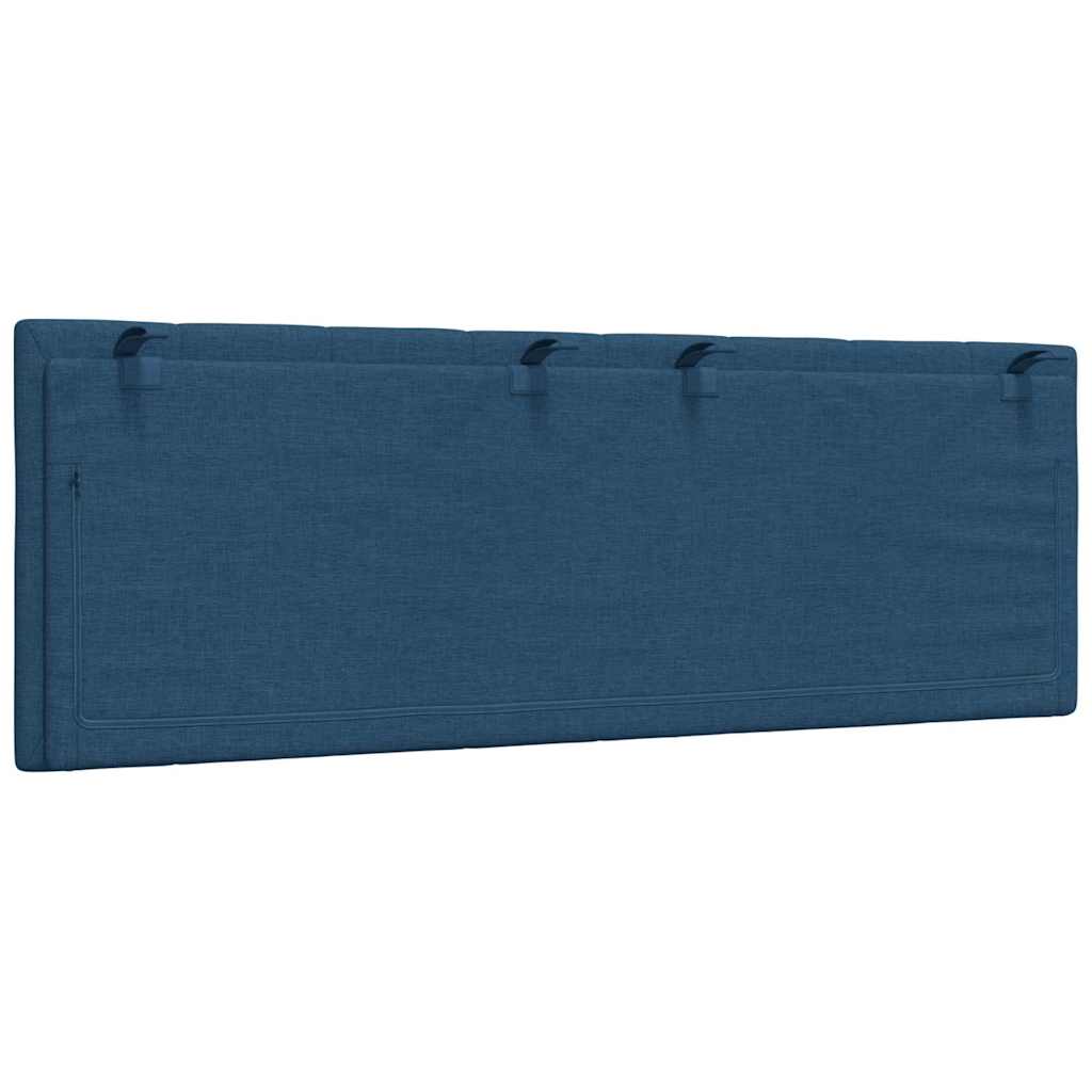 vidaXL Poduszka na wezgłowie, Hanko, niebieska, 140 cm, tkanina