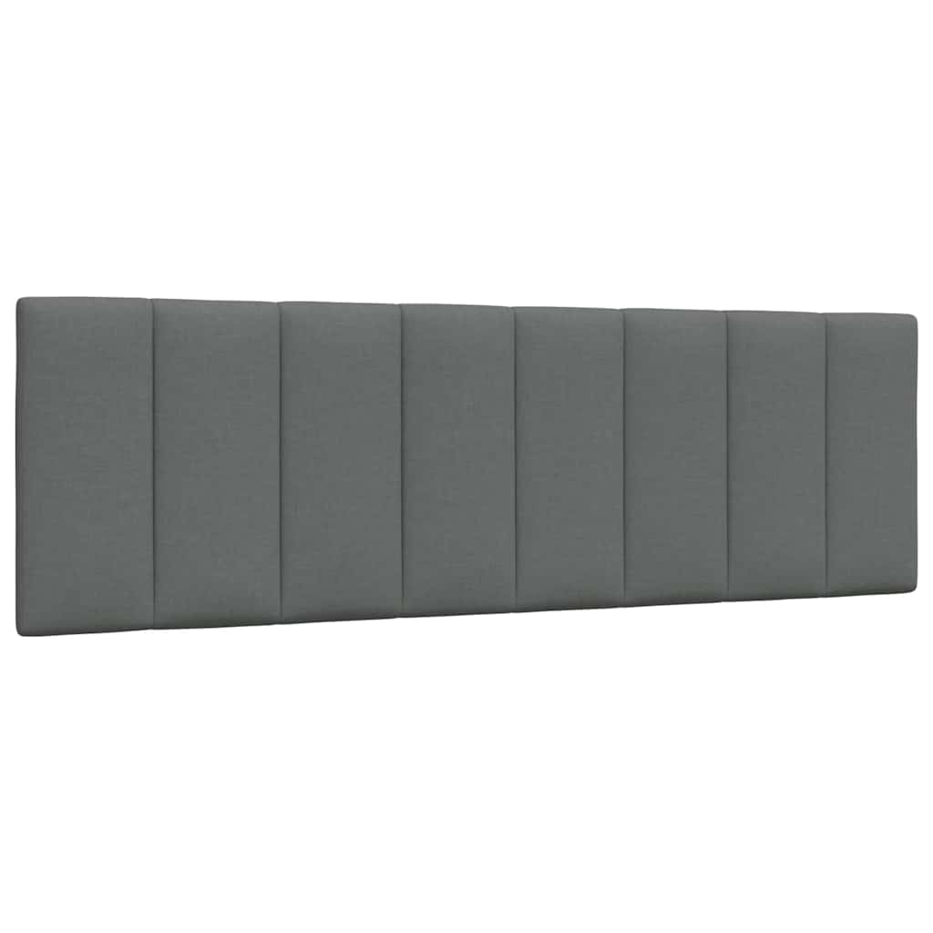 vidaXL Poduszka na wezgłowie, Hanko, ciemnoszara, 160 cm, tkanina