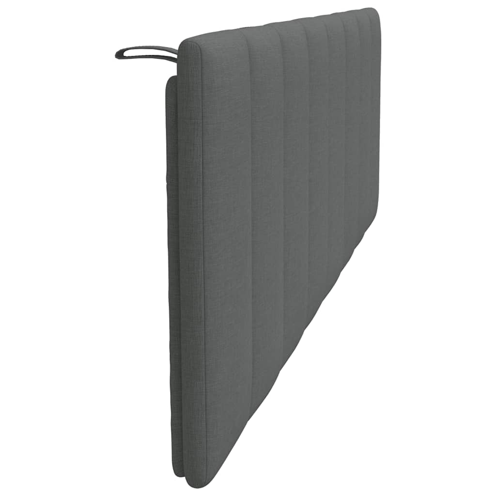 vidaXL Poduszka na wezgłowie, Hanko, ciemnoszara, 160 cm, tkanina