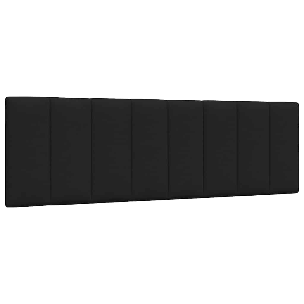 vidaXL Poduszka na wezgłowie, Hanko, czarna, 160 cm, tkanina