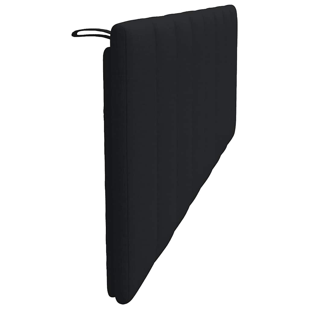 vidaXL Poduszka na wezgłowie, Hanko, czarna, 160 cm, tkanina