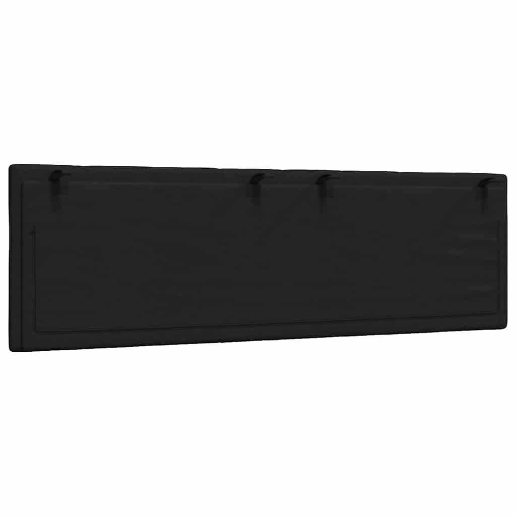 vidaXL Poduszka na wezgłowie, Hanko, czarna, 160 cm, tkanina