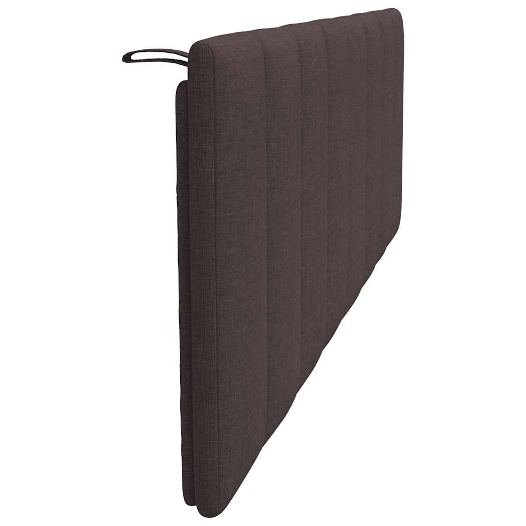 vidaXL Poduszka na wezgłowie, Hanko, ciemnobrązowa, 160 cm, tkanina