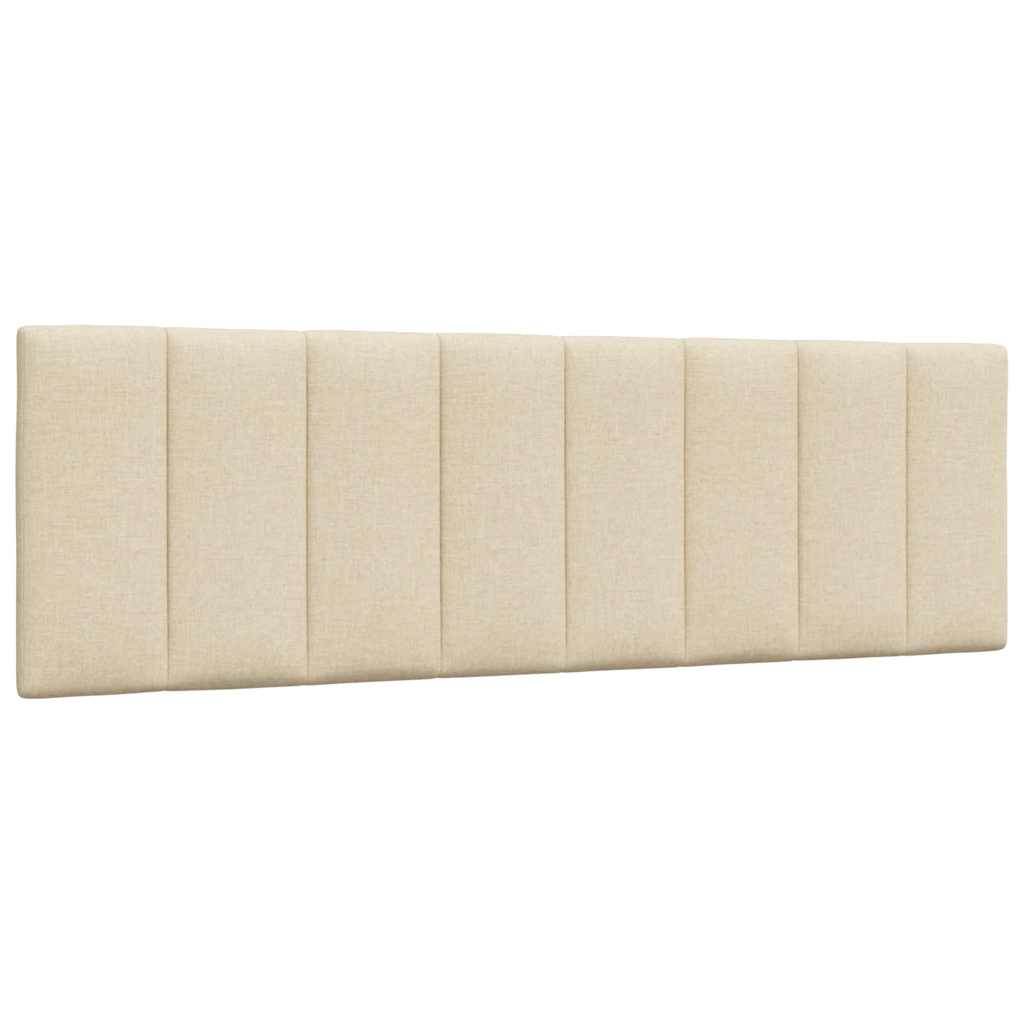 vidaXL Poduszka na wezgłowie, Hanko, kremowa, 160 cm, tkanina