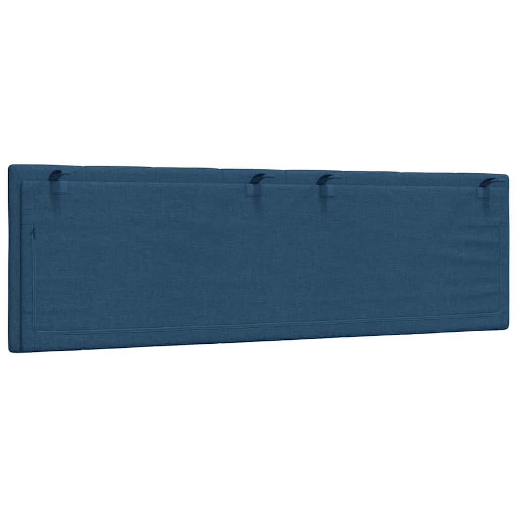 vidaXL Poduszka na wezgłowie, Hanko, niebieska, 160 cm, tkanina