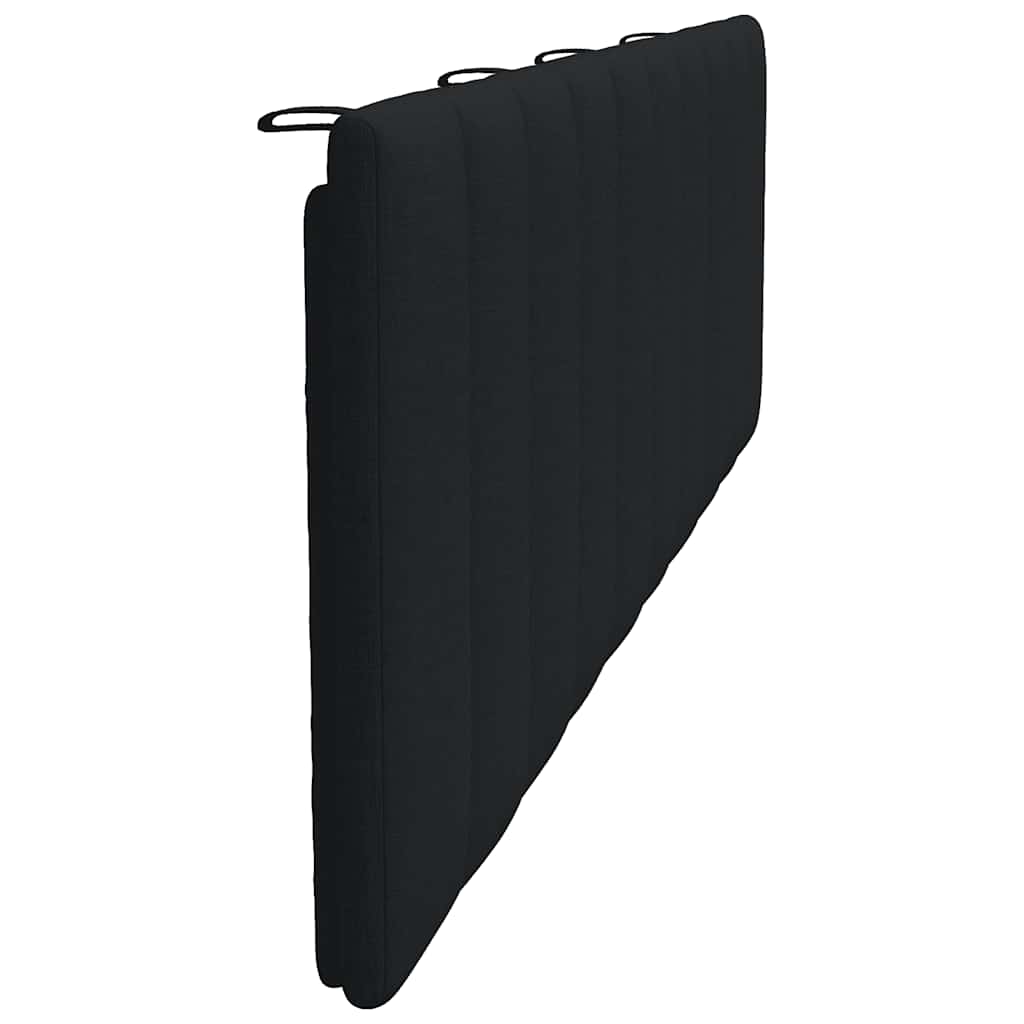 vidaXL Poduszka na wezgłowie, Hanko, czarna, 180 cm, tkanina