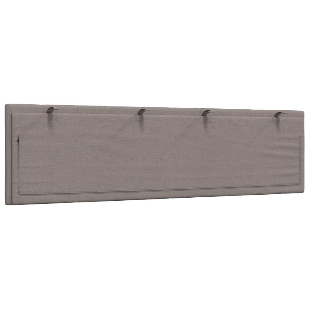 vidaXL Poduszka na wezgłowie, Hanko, kolor taupe, 180 cm, tkanina
