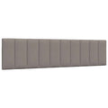 vidaXL Poduszka na wezgłowie, Hanko, kolor taupe, 200 cm, tkanina