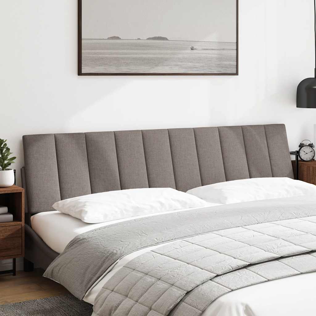 vidaXL Poduszka na wezgłowie, Hanko, kolor taupe, 200 cm, tkanina
