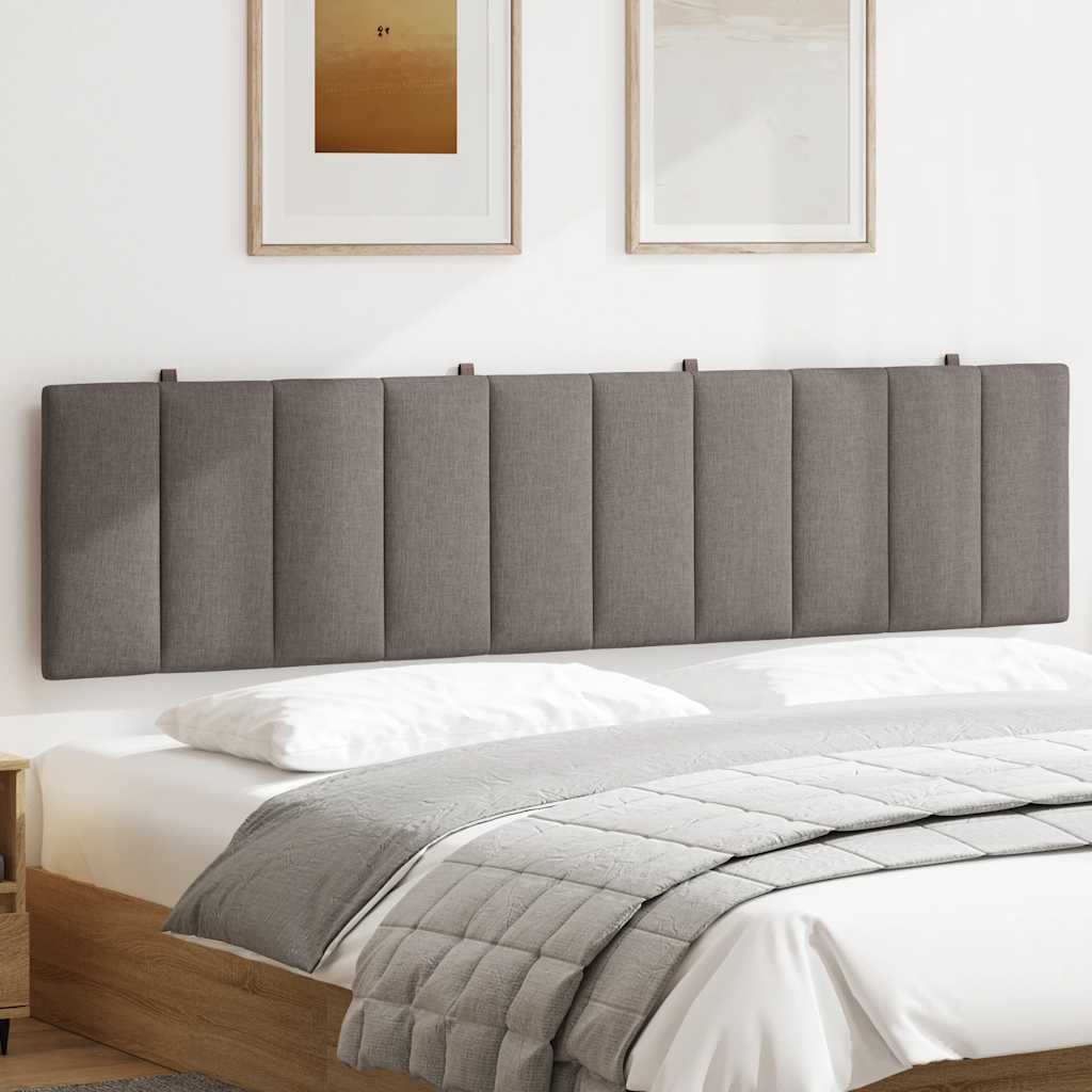 vidaXL Poduszka na wezgłowie, Hanko, kolor taupe, 200 cm, tkanina