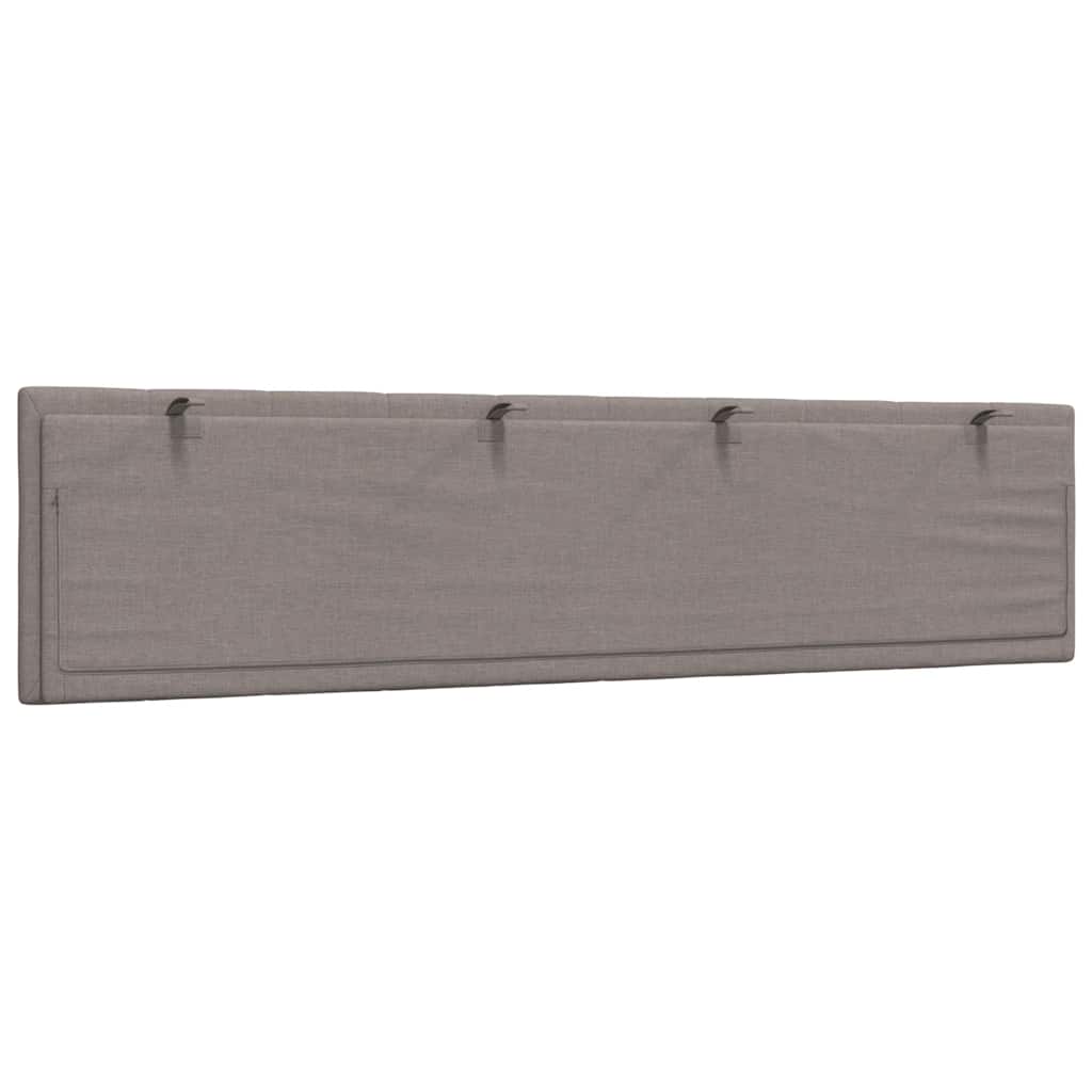 vidaXL Poduszka na wezgłowie, Hanko, kolor taupe, 200 cm, tkanina